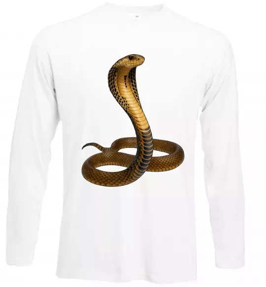 Лонгслів Кобра Білий фото