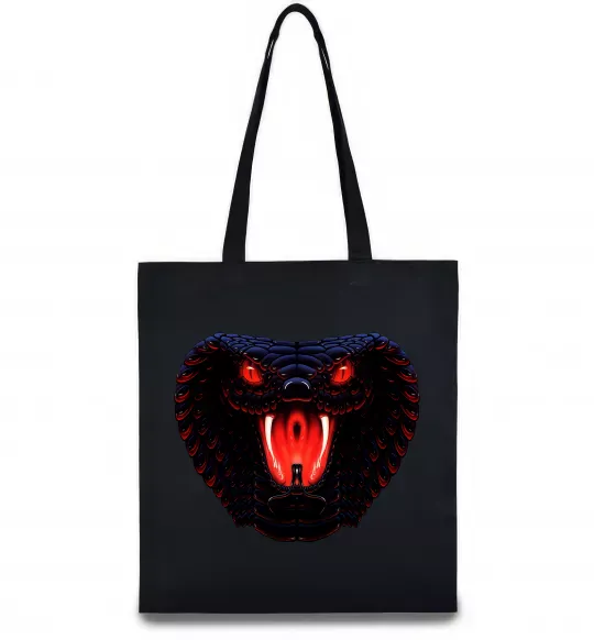 Еко-сумка Dark snake Чорний фото