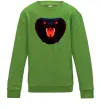 Детский Свитшот Dark snake Лаймовый фото