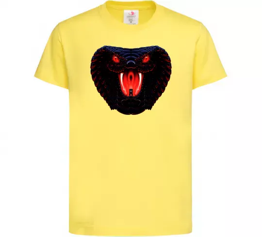 Дитяча футболка Dark snake Лимонний фото