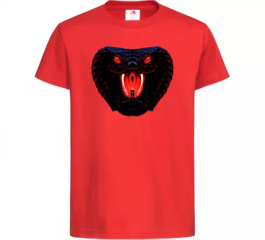 Дитяча футболка Dark snake Червоний фото