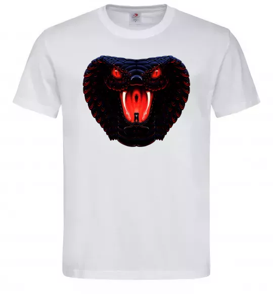 Чоловіча футболка Dark snake Білий фото