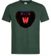 Чоловіча футболка Dark snake Темно-зелений фото