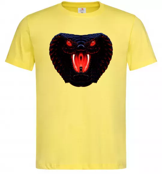 Чоловіча футболка Dark snake Лимонний фото