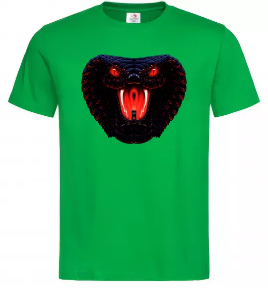 Чоловіча футболка Dark snake Зелений фото