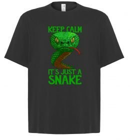 Футболка Оверсайз Keep calm it`s just a snake