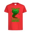 Детская футболка Keep calm it`s just a snake Красный фото