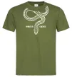 Чоловіча футболка Move in silence Оливковий фото
