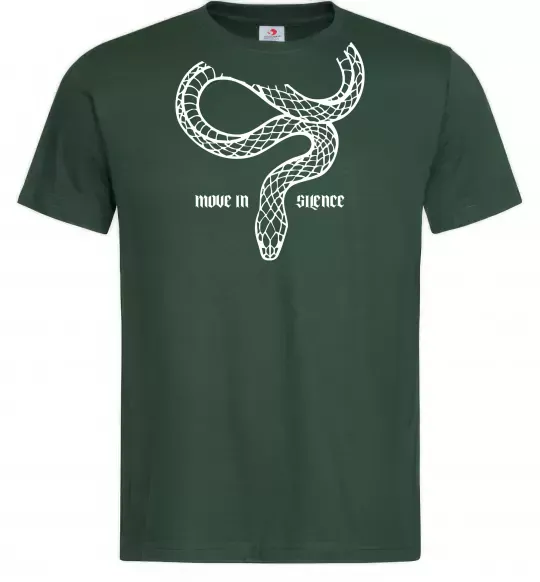 Чоловіча футболка Move in silence Темно-зелений фото