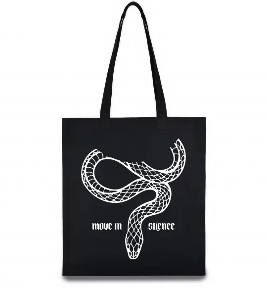 Еко-сумка Move in silence Чорний фото