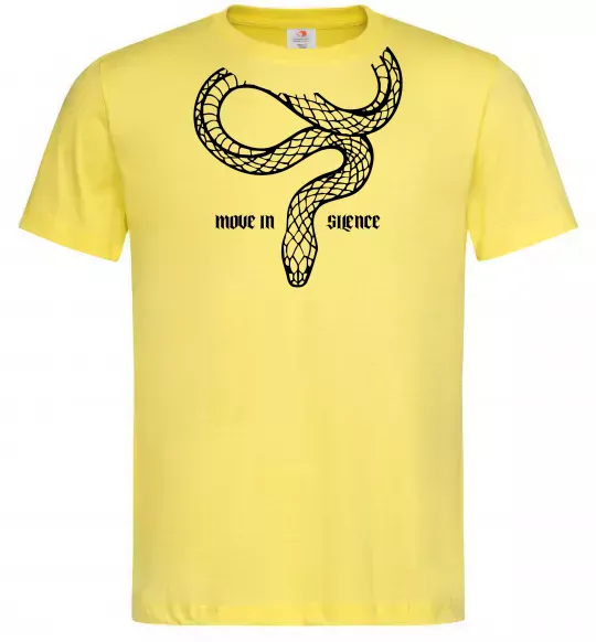 Чоловіча футболка Move in silence Лимонний фото
