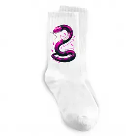 Носки Neon snake Белый фото