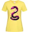 Жіноча футболка Neon snake Лимонний Жіноча футболка Neon snake Лимонний фото