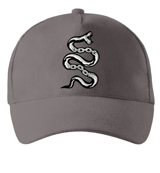 Кепка Snake bones Серый фото
