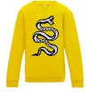 Детский Свитшот Snake bones Солнечно желтый фото