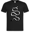 Чоловіча футболка Snake bones Чорний фото