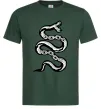 Чоловіча футболка Snake bones Темно-зелений фото
