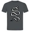 Чоловіча футболка Snake bones Графіт фото