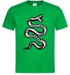 Чоловіча футболка Snake bones Зелений фото