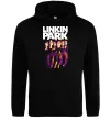 Чоловіча толстовка (худі) Linkin Park band Чорний фото