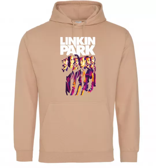 Жіноча толстовка (худі) Linkin Park band Пісочний фото