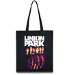 Эко-сумка Linkin Park band Черный фото
