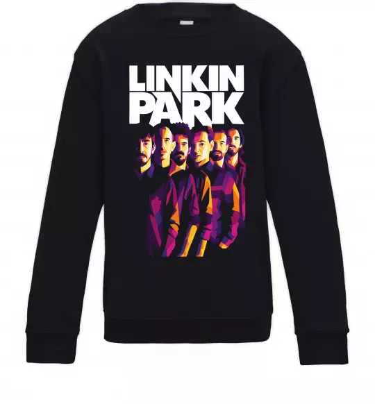 Дитячий світшот Linkin Park band Чорний фото