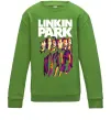 Дитячий світшот Linkin Park band Лаймовий фото