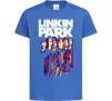 Дитяча футболка Linkin Park band Яскраво-синій фото