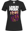 Женская футболка Linkin Park band Черный фото