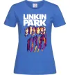 Женская футболка Linkin Park band Ярко-синий фото
