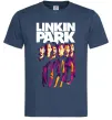Чоловіча футболка Linkin Park band Темно-синій фото