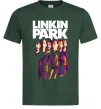 Чоловіча футболка Linkin Park band Темно-зелений фото