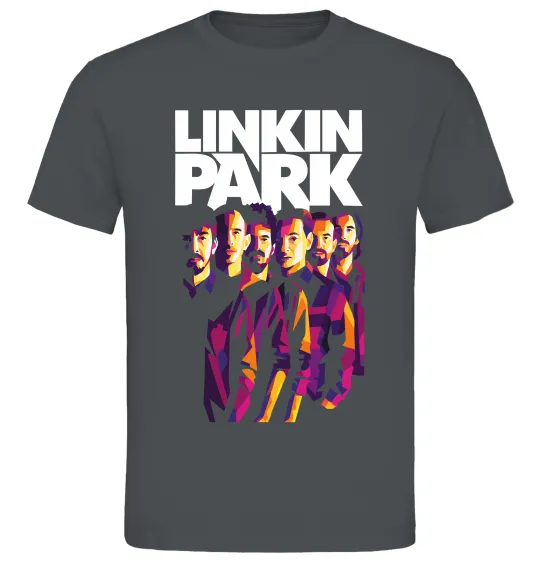 Чоловіча футболка Linkin Park band Графіт фото