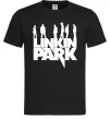 Чоловіча футболка Linkin Park силуети Чорний Чоловіча футболка Linkin Park силуети Чорний фото