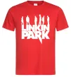 Чоловіча футболка Linkin Park силуети Червоний Чоловіча футболка Linkin Park силуети Червоний фото