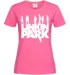 Женская футболка Linkin Park силуети Ярко-розовый фото
