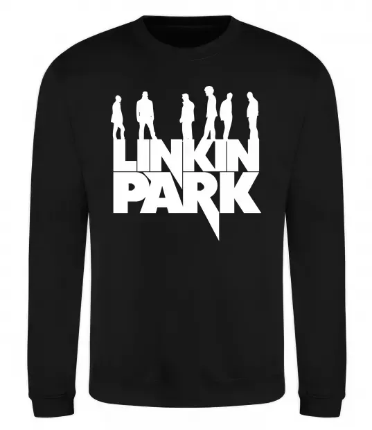 Свитшот Linkin Park силуети Черный фото