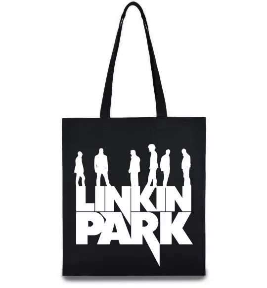 Еко-сумка Linkin Park силуети Чорний фото