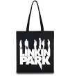 Еко-сумка Linkin Park силуети Чорний фото
