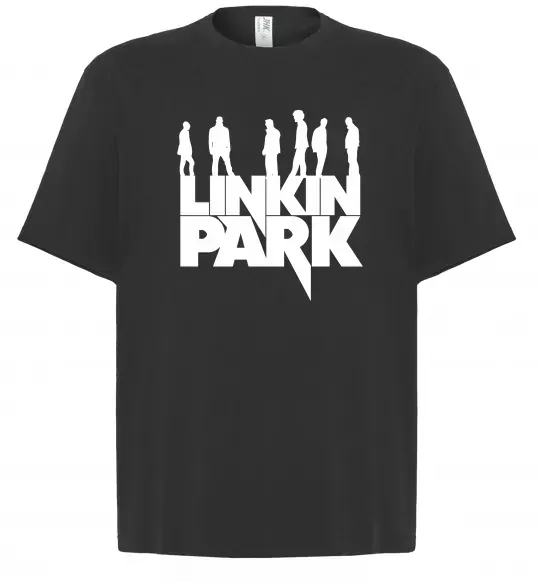 Футболка Оверсайз Linkin Park силуети Черный фото
