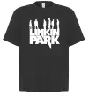 Футболка Оверсайз Linkin Park силуети Черный фото