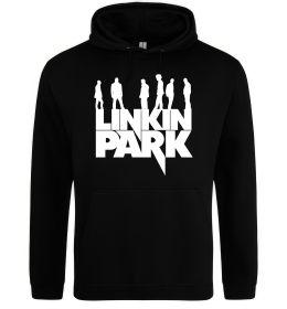 Мужская толстовка (худи) Linkin Park силуети