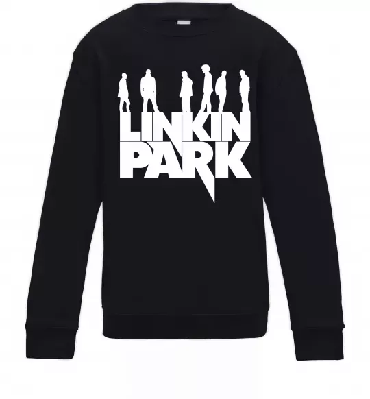 Детский Свитшот Linkin Park силуети Черный фото