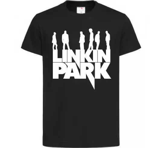 Дитяча футболка Linkin Park силуети Чорний фото