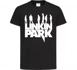 Детская футболка Linkin Park силуети Черный фото