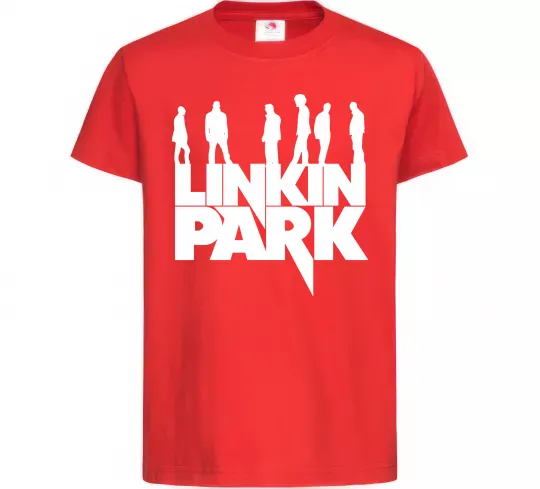 Дитяча футболка Linkin Park силуети Червоний фото