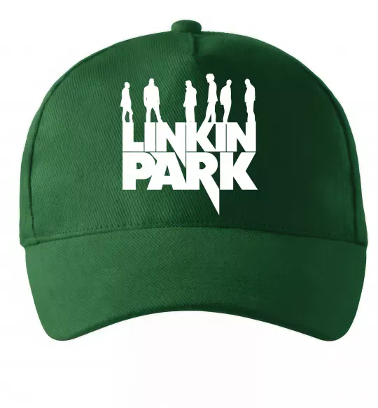 Кепка Linkin Park силуети Темно-зелений фото