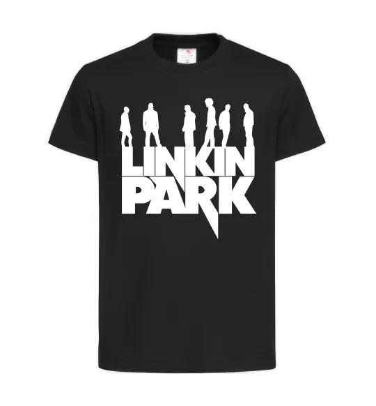 Дитяча футболка Linkin Park силуети Чорний фото