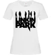 Женская футболка Linkin Park силуети Белый фото